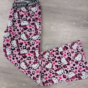 Hello Kitty Pink and Black Pajama Pants